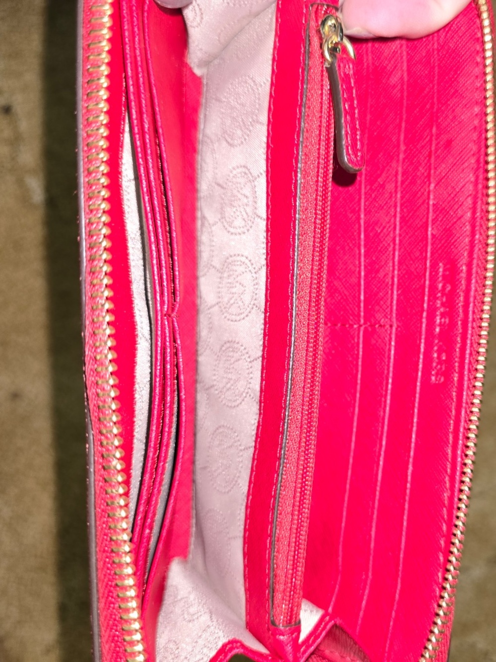 Red Michael Kors Wallet - Picture 4 of 4